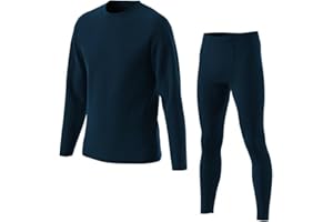 Thermal Underwear for Men Long Johns with Fleece Lined Base Layer Men Cold Weather Top Bottom