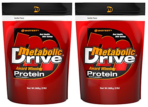 Metabolic Drive® Protein, Whey Isolate, Micellar Casein, Vanilla 2 Pack (4 lb)