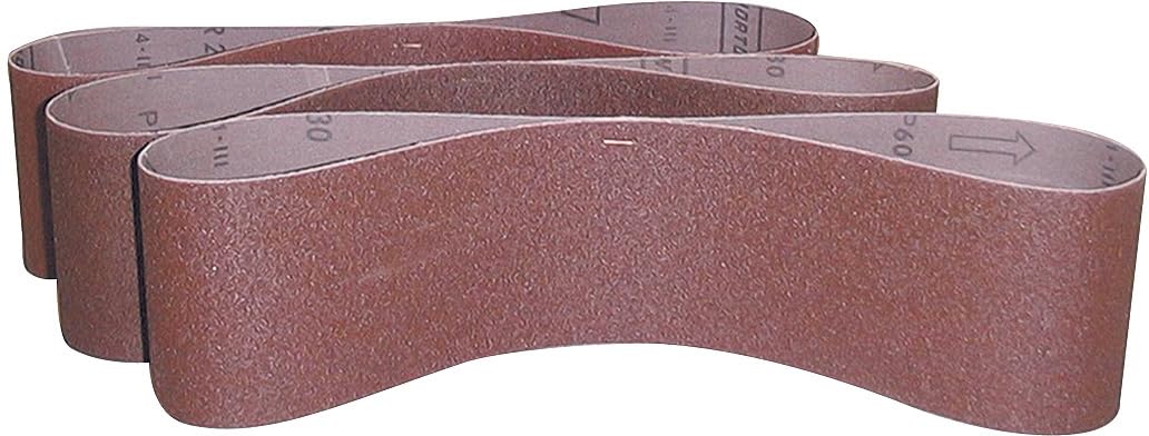 Güde 41287 K120 Sanding Belt 915 x 100 mm 3-Piece Set Red