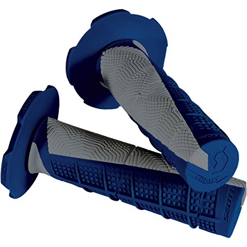 Scott Sports 219627-1100 Gray/Blue Duece Motorcycle Grips