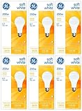 GE Lighting 11585 200-Watt A21, Soft White (Pack of 6)