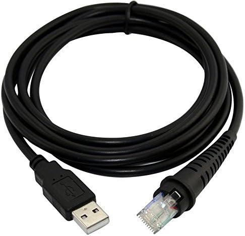ELEFA E1020 2m/6ft USB A Male to RJ45 Cable for Honeywell Metrologic BarCode Scanner MS5145 9540 1690 etc