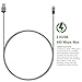 Cambond Micro USB Cable, 6.6 ft Reversible Quick Charge 2.0 A Male to Micro B Sync and Charging Cable Braided, Using for Micro USB Connecting Devices(Grey)