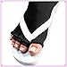 Guete Pedisavers Toe Separator Pedicure Socks, Black