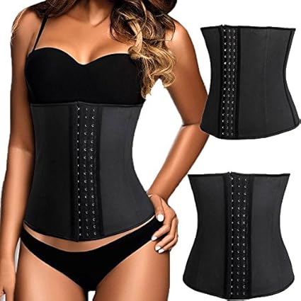 Instaslim Boned Waist Cincher Latex Sports Workout Waist Trainer For Weight Loss Easily Get The Hour Glass Shape Look Women Weight Loss In No Time