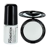 Stargazer White Liquid Foundation And White Compact Powder Set