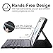 iPad Mini Keyboard Case Compatible iPad Mini 5 (5th Gen 2019) - iPad Mini 4 - iPad Mini 3 - iPad Mini 2 & 1 - Folio Leather Protective Cover, 7 Color Backlit Wireless Bluetooth Keyboard, Black