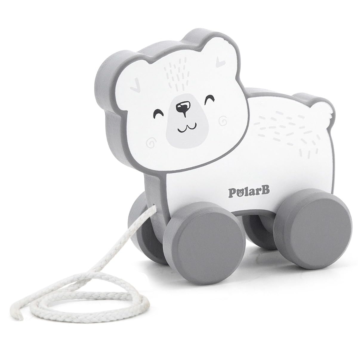 PolarB Pull Along - Polar Bear