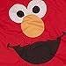 Popfunk Sesame Street Elmo Face Halloween Costume T-Shirt & Stickers - (Large), Elmo Red