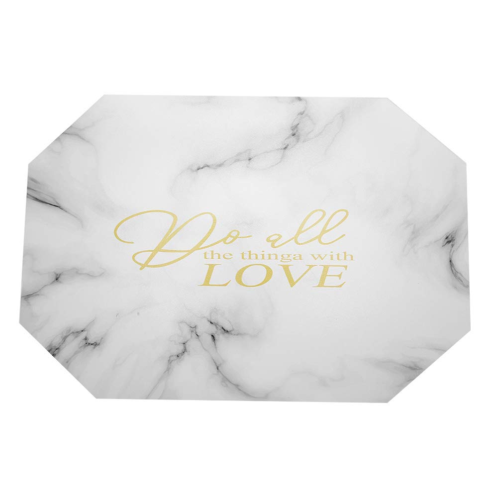 Nail Art Pillow Manicure Pad Hand Arm Rest Cushion Mat Manicure Nail Art Accessory Table Mat PU Leather Hand Rest Holder Professional Trainer Practice (Marble nail pad)