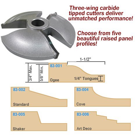 Raised Panel Shaper Cutter - Thumbnail 2