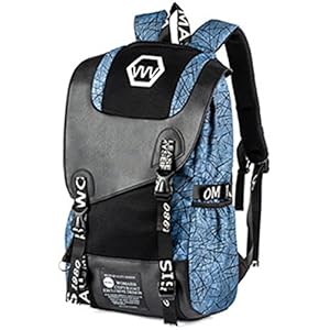 [mikketa] リュックサック 人気 高校生 リュック おしゃれ 大容量 YKKファスナー改良版 ブルー