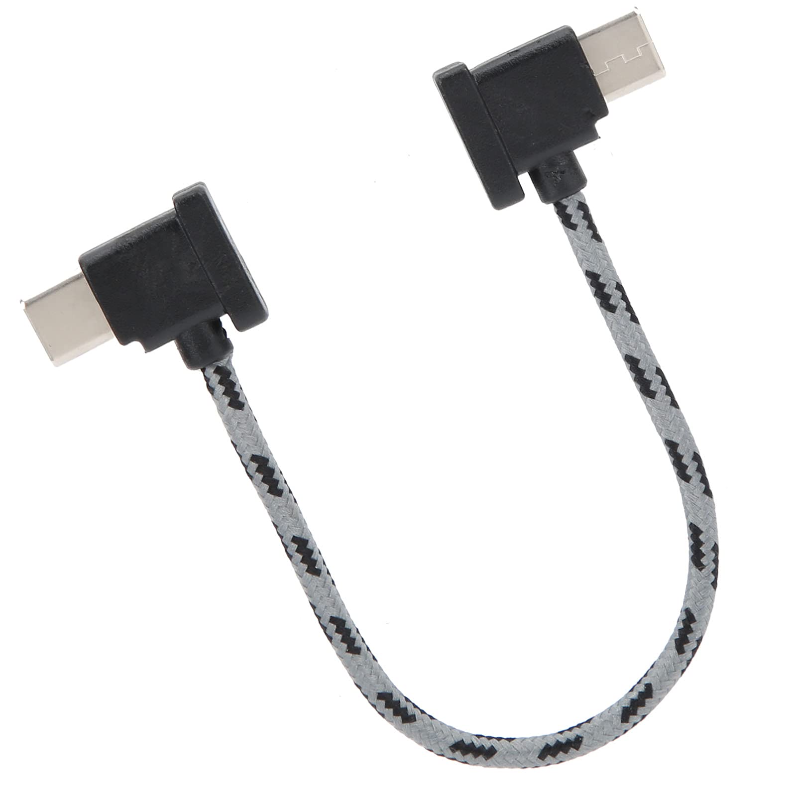 RC Models Data Cable, 15cm Nylon Data Cable Type C to Type C Interface Right Angle Mavic Air 2/Mini 2 RC Model Data Cable
