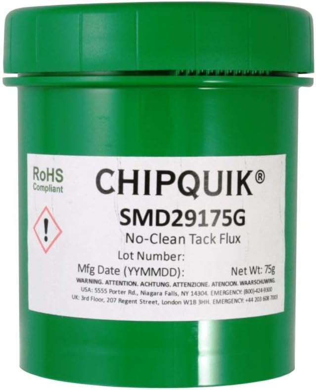 Tack Flux no-Clean SMD291 in 75 Gram Jar