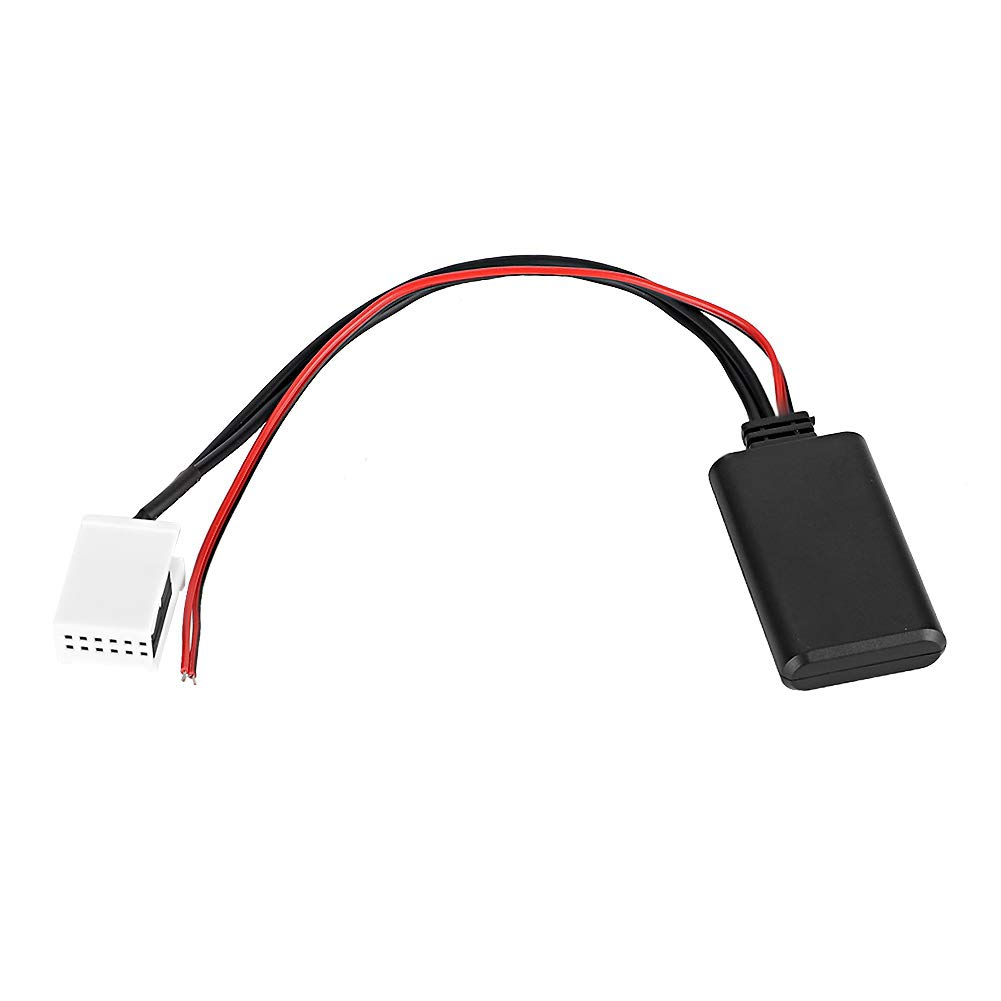 Car Bluetooth AUX Module 12V 12-Pin Car Vehicle Bluetooth AUX Adapter Fit for MCD 510 RCD 200 210 300 310 500 510 Aux Bluetooth Receiver Plug and Play