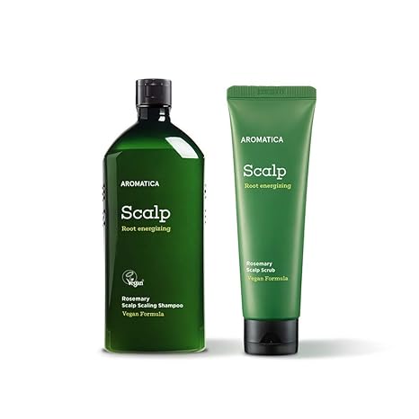 Shop aromatica Amazon.com : AROMATICA Rosemary Scalp Treatment Kit (Shampoo+Scalp