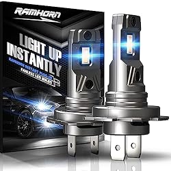 RAMHORN H7 LED Bulbs, 16000 LM 70W 6500K Xenon