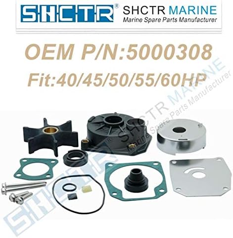 Ignar Boat Engine SHCTR Water Pump Repair Kit for 5000308,40/45/50/55/60HP