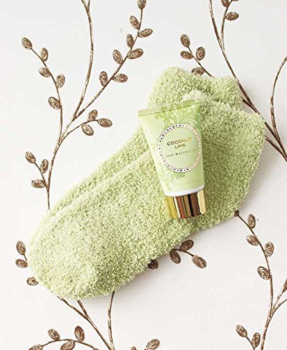 Cozy Sock and Lotion Gift Box Sets (Coconut Lime)