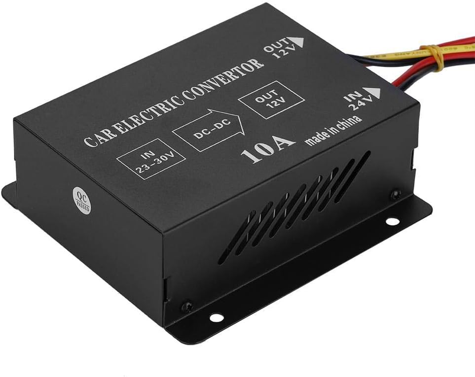 Power Converter, DC 24V to 12V Car Truck Power Converter Electric