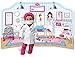 Sophia's 18 Inch Dollhouse Scenes | 2 Separate Doll Backdrops Includes 3 Scenes, 2 Backdrops | Medical Office, Runway, Camp Scenes