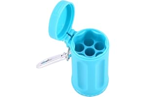 Aqur2020 Silicone Car Ashtray Portable Saves Space Travel Car Ashtray Auto Cigarette Cup Holder Smoking Automotive Interior Accessories1.4×2.7inches(Blue)