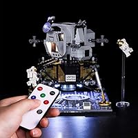 RAVPump LED Lighting Kit for NASA Apollo 11 Lunar Blocks Model - LED Light Set Compatible with Lego 10266 ( Lego Set not Included )