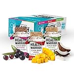 HEALTH WARRIOR Chia Bars, Tropical Variety Pack, Gluten Free, 25g bars, 15 Count