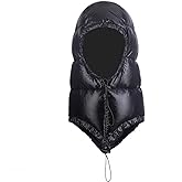 Tumjay Winter Warm Down Hood Ultralight Windproof Down Cap Outdoor Camping Waterproof Hood Hat for Hiking Skiing Cycling