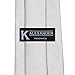 K. Alexander Mens Necktie SOLID Satin Neck Tie Coral White
