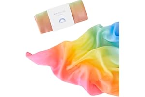 Sarah's Silks Enchanted Mini Playsilks | Creative Waldorf Toys for Open-Ended Play (Rainbow)
