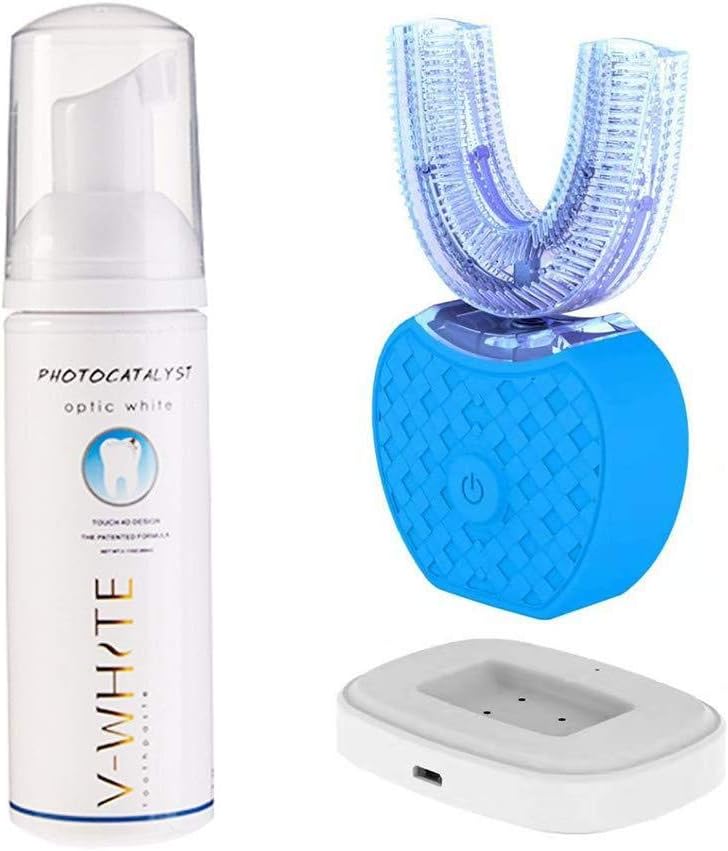 Ultrasonic Toothbrush Fully Automatic Electric 360° Ultrasonic Toothbrush Bluray Whitening