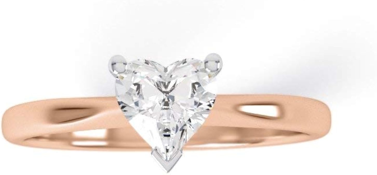 Diamond Rings Audrey 18K Rose Gold 0.40ct Diamond Engagement Ring