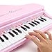 Amy&Benton Toddler Piano Toy for Baby Girls Pink Toy Piano Keyboard for 2 3 4 Year Old Birthday Gifts for Girls
