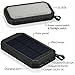 Ayyie Solar Charger Portable Charger Power Bank with 3-USB Outports & 21 LED Flashlights, 8000mAh Backup Battery Pack Phone Charger for Camping, Outdoor, Outside Activities