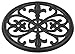 Home Basics Cast Iron Fleur De Lis Trivet