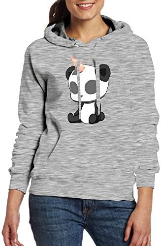 Unicron Panda Women's Fashion 100% Cotton Casual Hoodie Sweatshirts Hooded Sweatshirt With Pocket