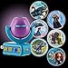 Projectables 11749 Six Image Brave LED Plug-in Night Light, Purple and Teal, Light Sensing, Auto On/Off, Projects Disney/Pixar Characters Merida, King Fergus, Queen Elinor on Ceiling, Wall, or Floor