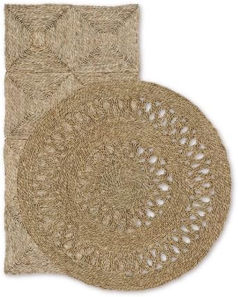 William Armes Limited Vietnamese Handmade Seagrass Rectangular Matting Traditional Indoor Mat (213cm x 122cm)