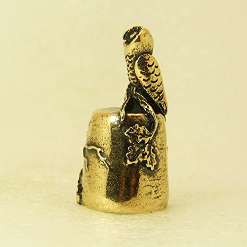image for craftilus Thimble With Owl, Bronze