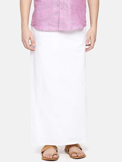 Mens Dhoti(White)