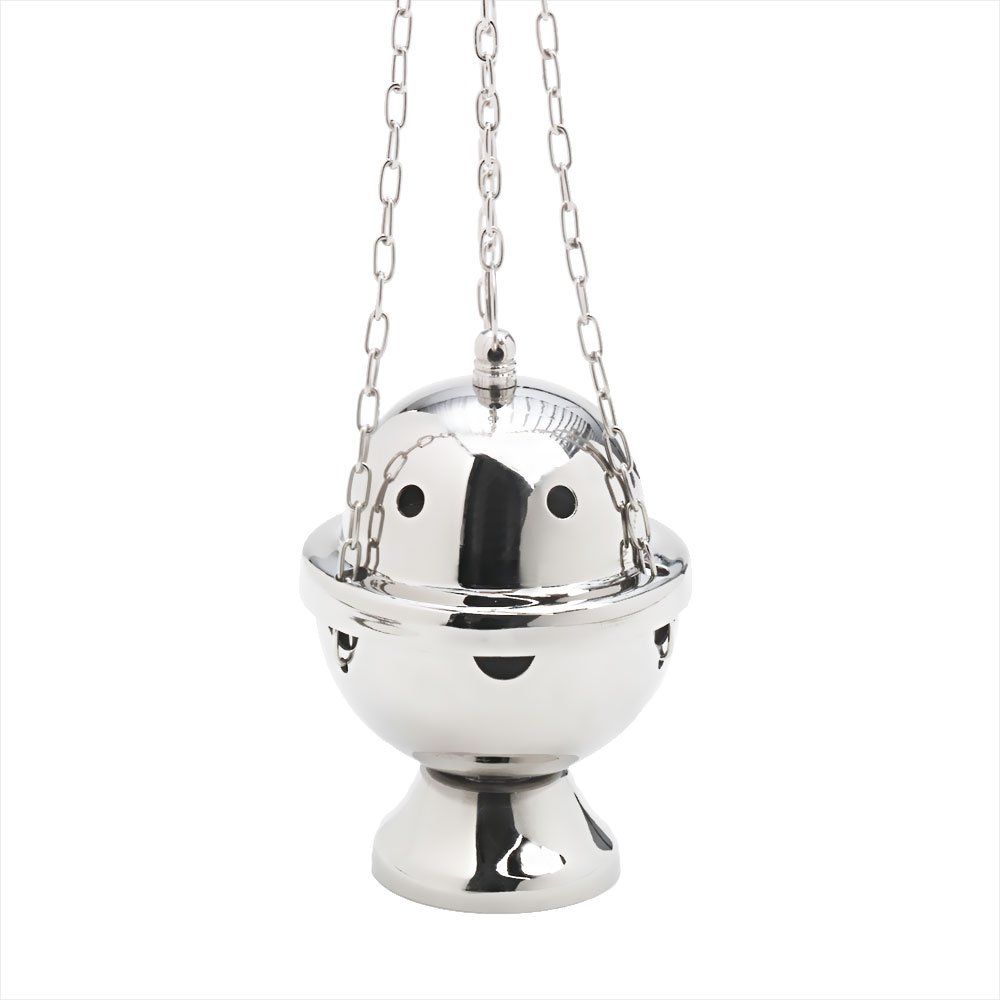 NKlaus Incense Stand with Insert Bowl Brass Handmade Gift 2929