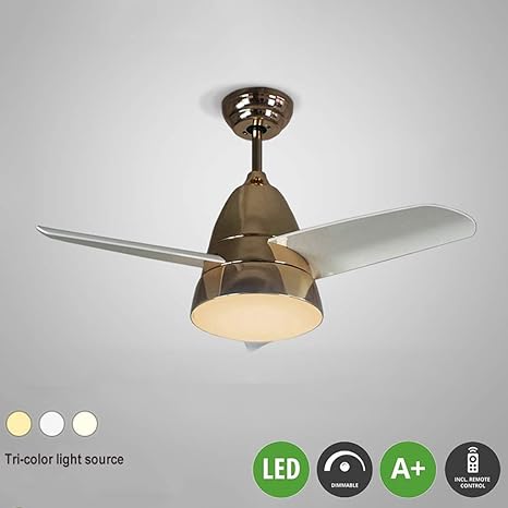 Ventilador nórdico Candelabro de hierro Art Ventilador de techo