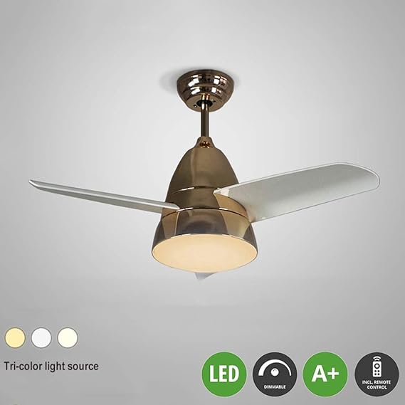 Ventilador nórdico Candelabro de hierro Art Ventilador de techo