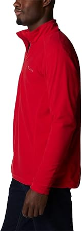 Columbia Klamath Range II Half Zip Sweater Mountain Red 2X Tall view 4