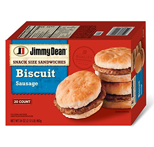 Jimmy Dean, Snack Sized Sandwiches Biscuit Sausage, 20 ct (Frozen) - Thumbnail 5