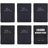 256M PS 2 Memory Card, 256M Memory Card High Speed for Console Games Accessories(256 M)