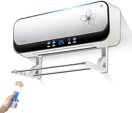 WSJTT Calentador de Pared, Calentador Blanco con termostato Ajustable