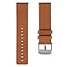 Fitbit Blaze Bands, Small Leather Camel, V-Moro Genuine Leather Bracelet Strap Replacement Band For Fitbit Blaze Smart Fitness Watch (Genuine Leather Camel Small)