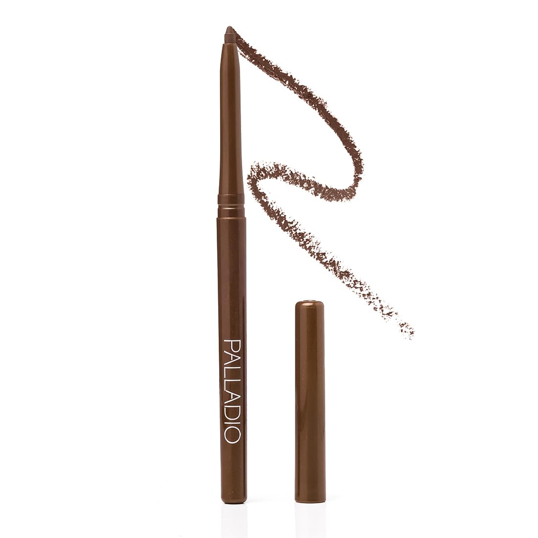 Palladio Waterproof Screw Out Eye Pen, Rich in Pigments and Creamy, Easy to Use, Long-Lasting and Smudge-proof Eyeliner, Brownie